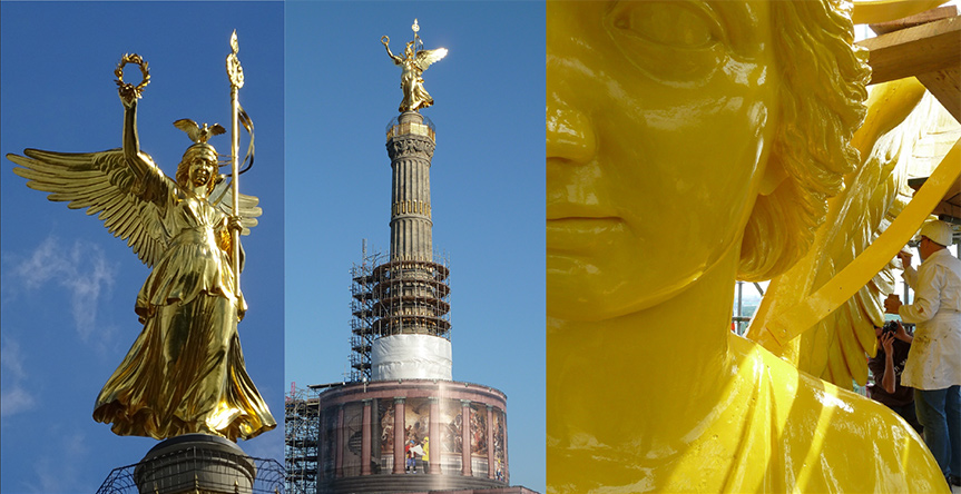 Object behandeld met Kölner Instacoll basislaag geel